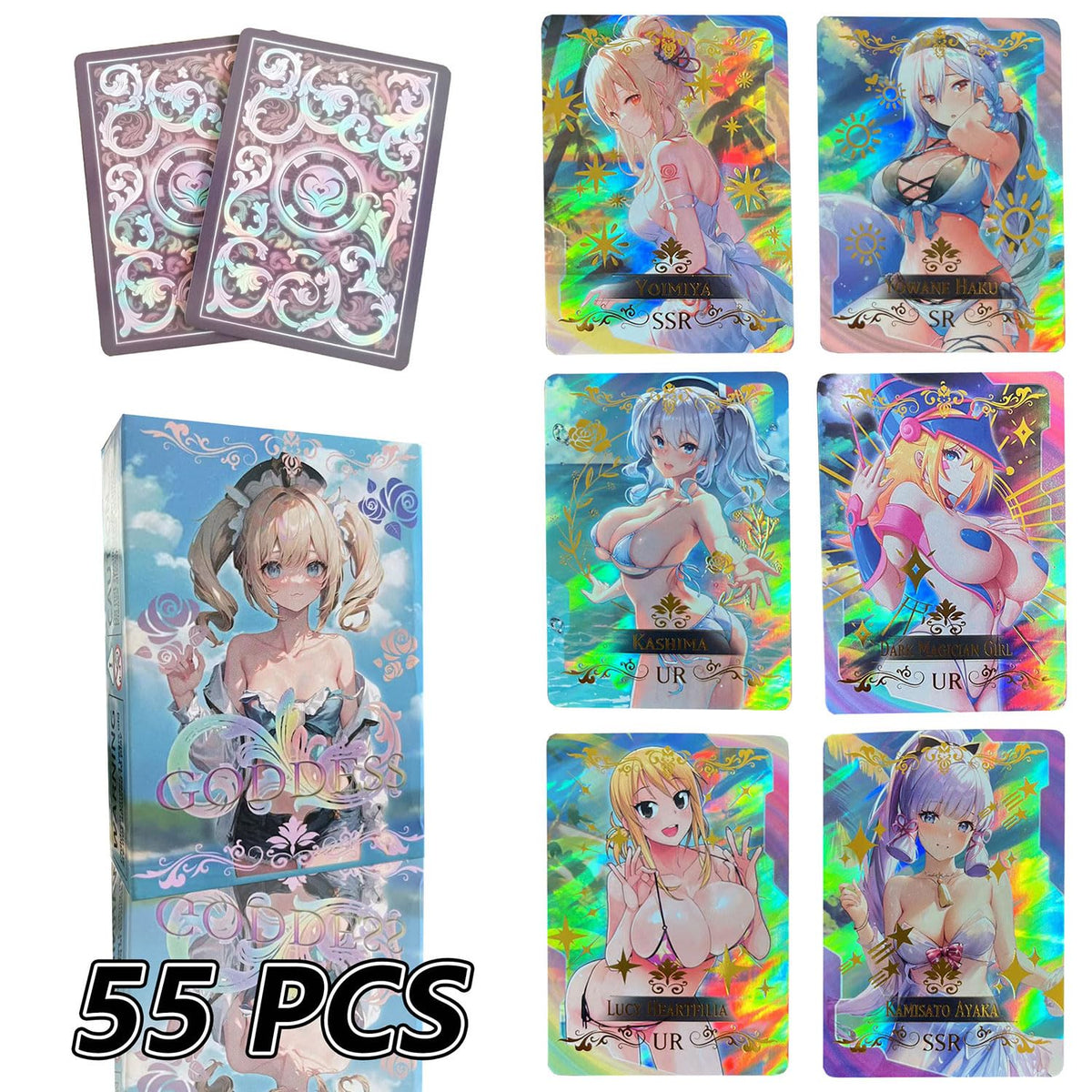 Fuxi goddess story card with holographic finish highlighting gift readiness