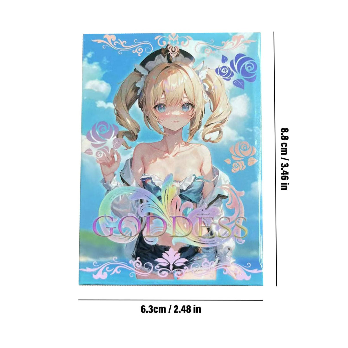 Fuxi goddess card shows gold lettering detail for luxe appeal