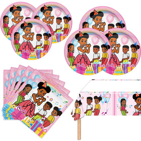 Fuyhiuous Gracies Corner plates 20-count, sturdy for birthdays and family gatherings.