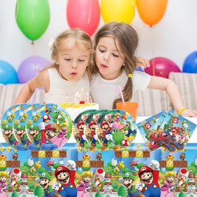 Fuyhiuous Mario Party kid-friendly setup for celebrations