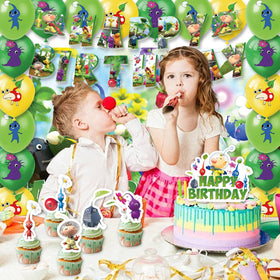 Fuyhiuous Pikmin party set coordinates styling for effortless decorating.