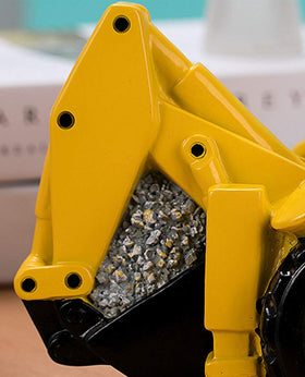 FUYU Cartoon Excavator Piggy Bank desk decor adds playful charm to rooms