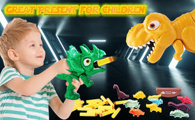 Fuzzy Pixie gift-ready dinosaur set ideal for holidays and birthdays