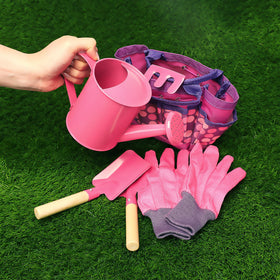 Fuzzy Pixie garden set ready for outdoor learning and pretend play.