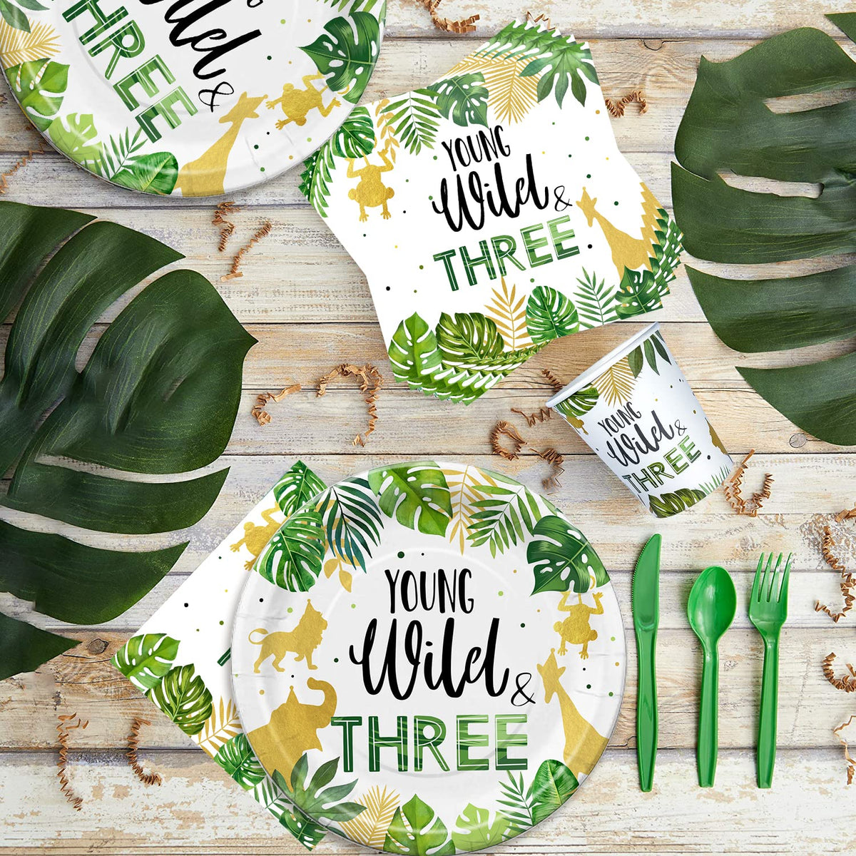 FVABO Young Wild And Three jungle cutlery set provides sturdy dining gear for young explorers.