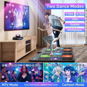 FWFX Dance Mat 4K visuals deliver crisp, immersive dance experiences