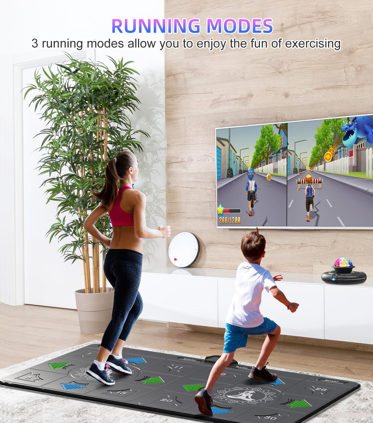 FWFX Dance Mat with 149 tracks and 72 games offers variety