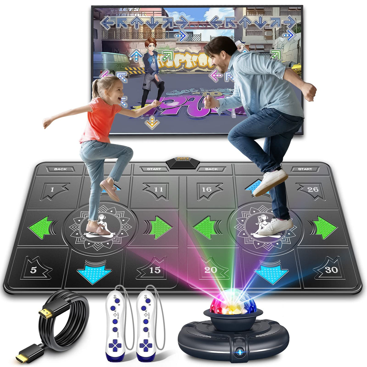 FWFX Dance Mat unboxing reveals a family-friendly setup for quick play