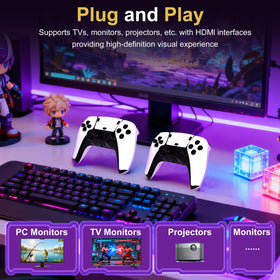 FYGOD.EDD 2026 upgraded retro console dual controllers enable local multiplayer joy