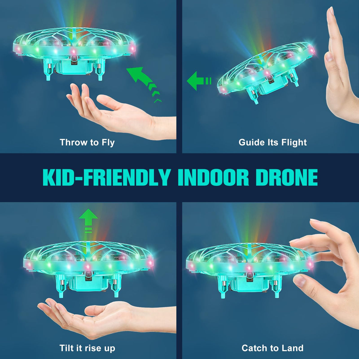 Fynhvi anti collision sensors help prevent crashes during play