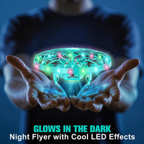 Fynhvi LED projection glow drone lights up walls and ceilings