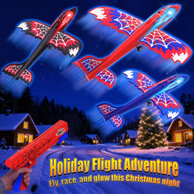 Fzlirou foam airplanes with web-pattern wings for stable glides