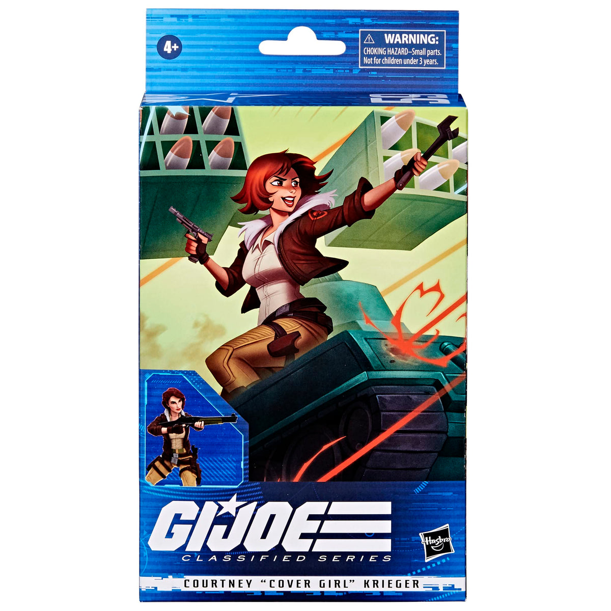 G.I. Joe Courtney Krieger 6-inch articulation pose for action-ready display