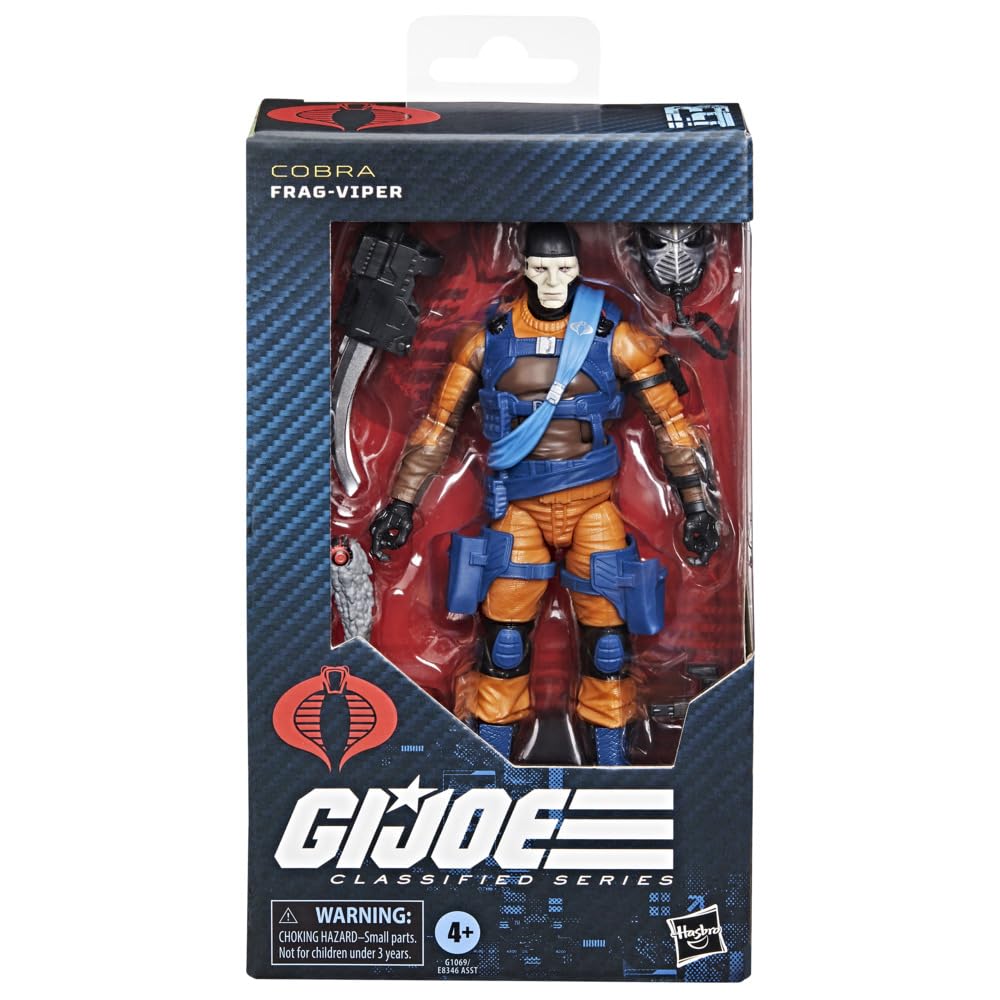 G.I. Joe Frag-Viper auto-feed attachment for dynamic posing.