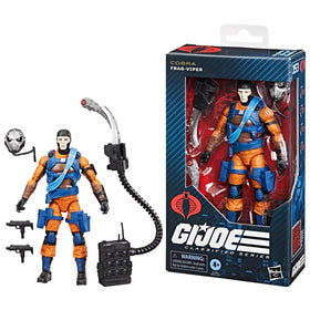 G.I. Joe Frag-Viper helmet with hose for authentic action play.