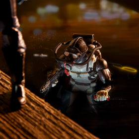 Removable fins enable quick scene changes during poses