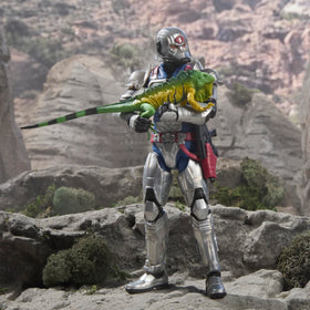G.I. Joe Cobra Commander Combat Armor with accessory loadout for display versatility
