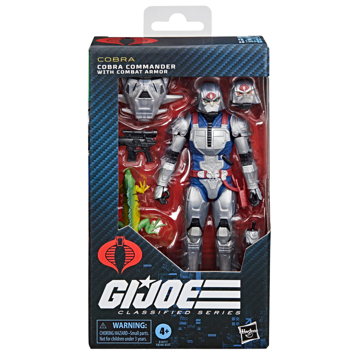 G.I. Joe Cobra Commander Combat Armor shows dynamic poseability for action dioramas