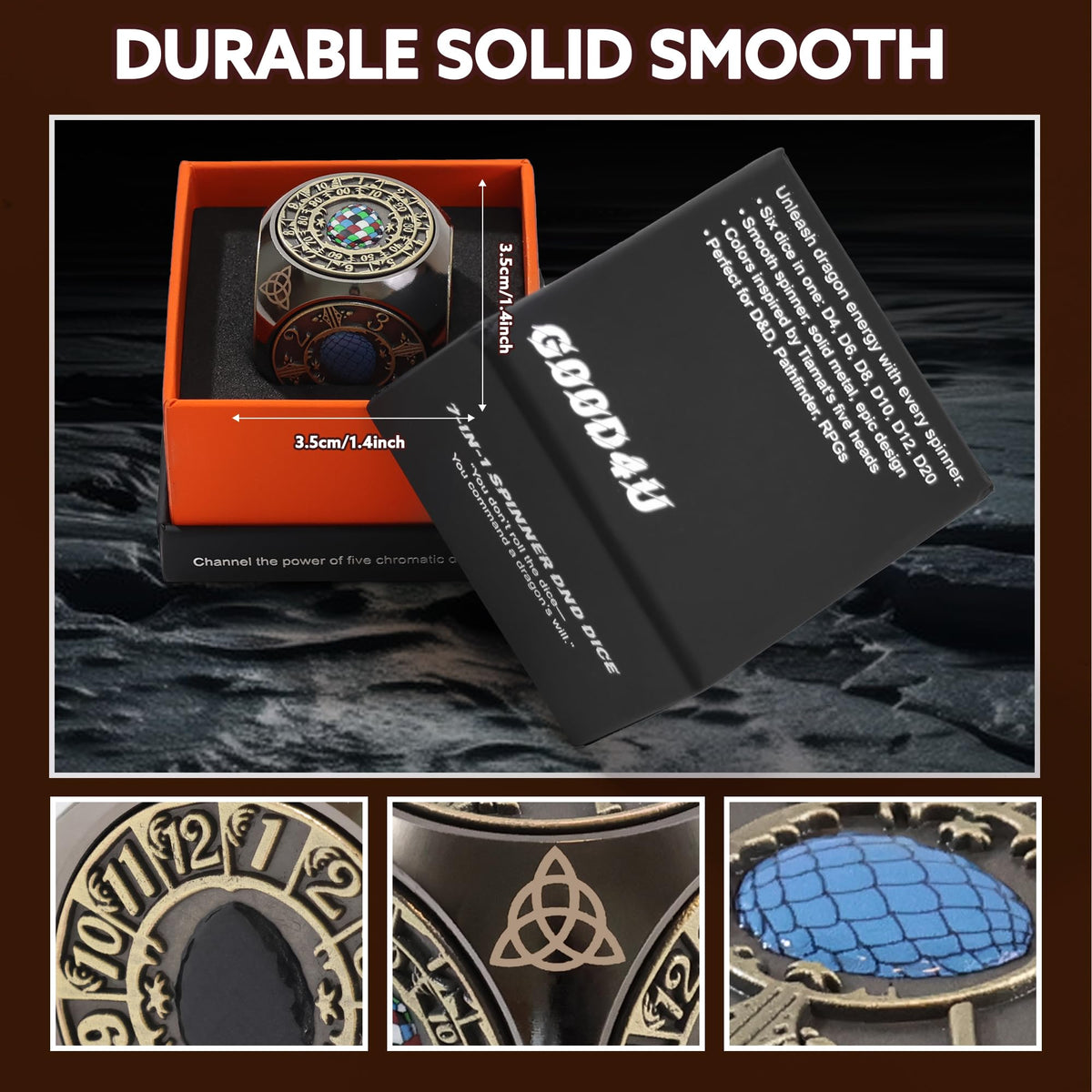 G00d4u durable metal build withstands long RPG sessions.