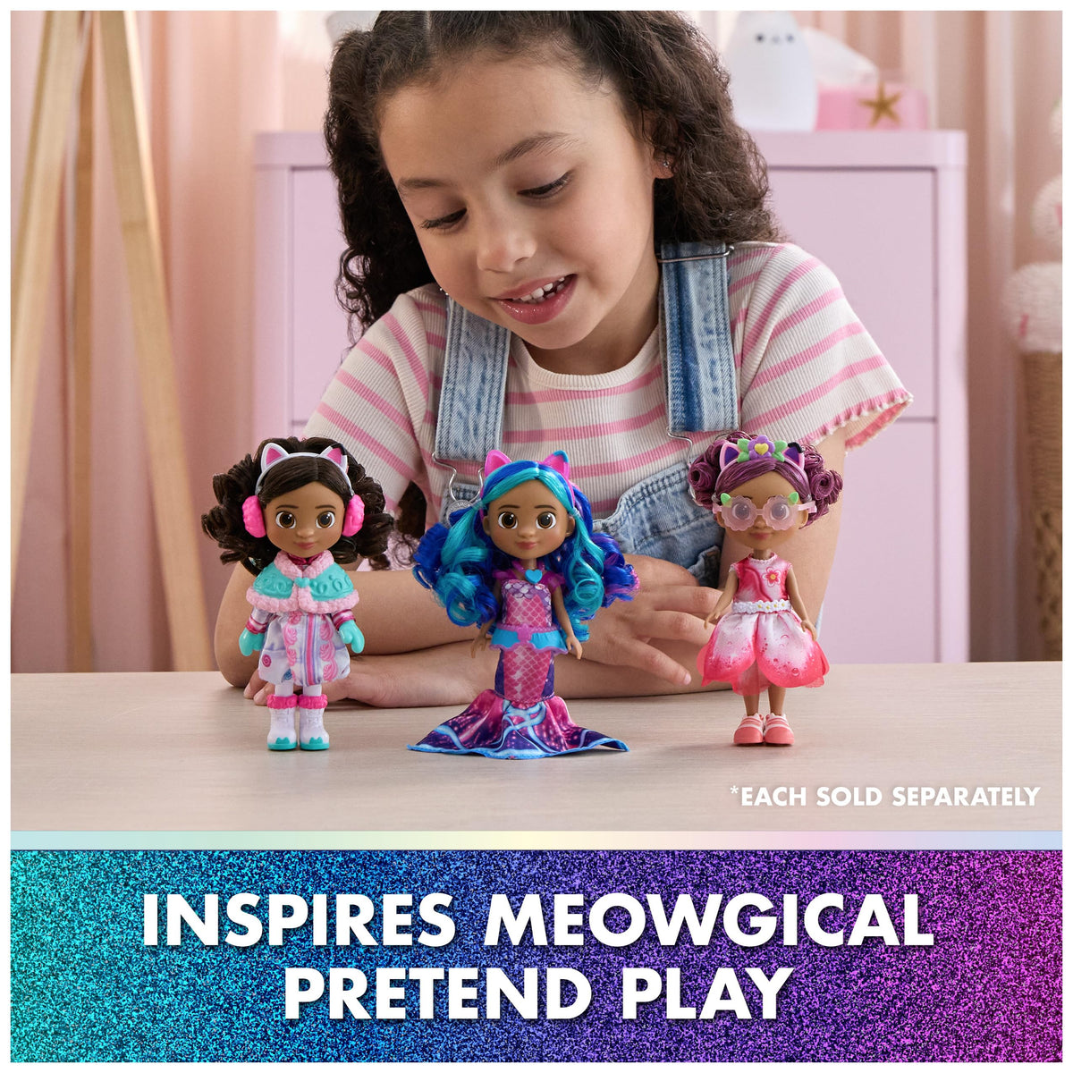 Gabby’s Dollhouse Accessories Pack expands play with themed pieces and outfits.
