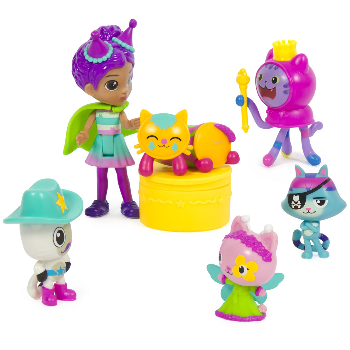 Gabby’s Dollhouse Celebration Figure Set for imaginative play