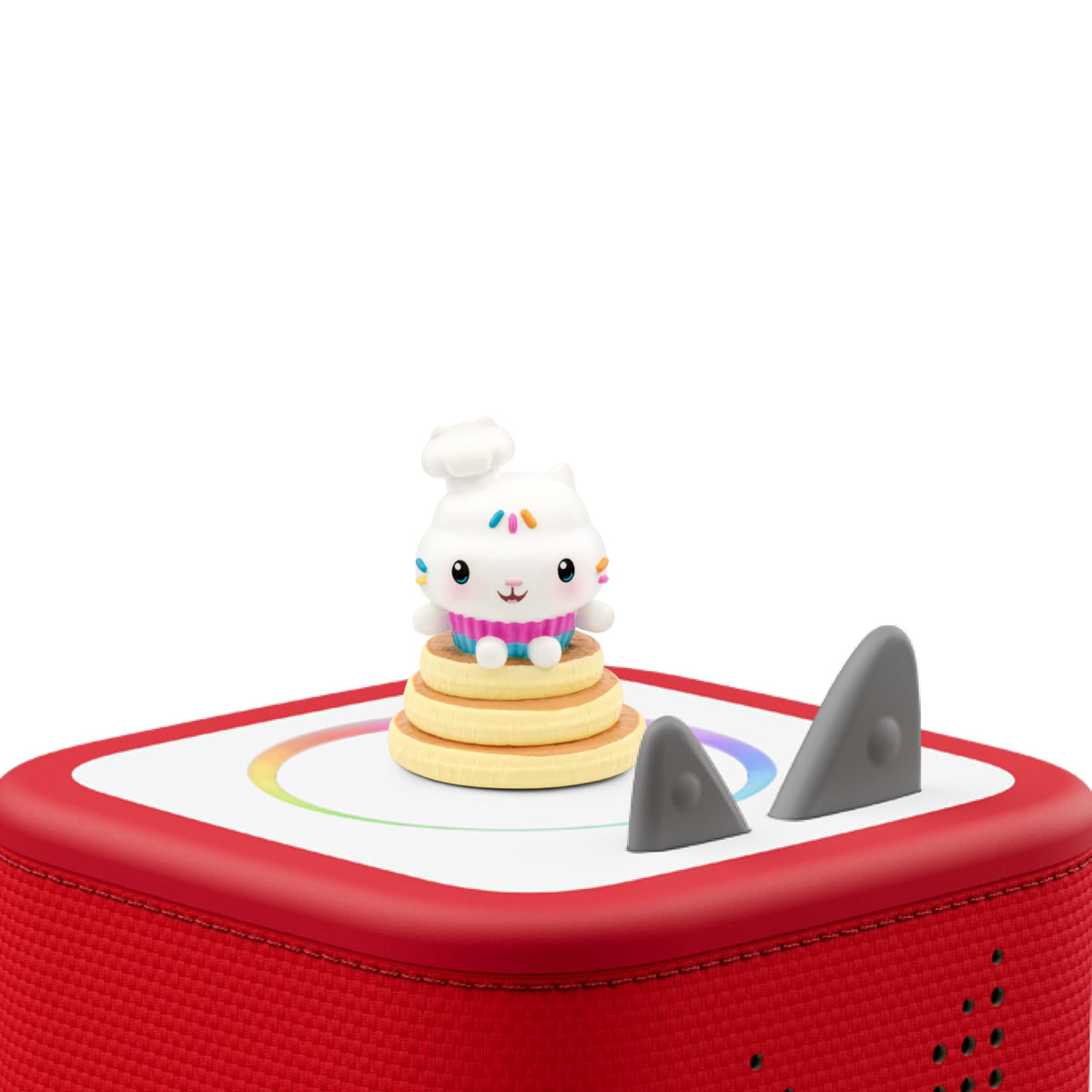 Gabby’s Dollhouse Cupcake Tree story scene featuring Cakey Cat for curious listeners.