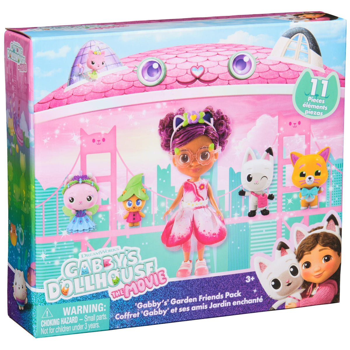 Gabby’s Dollhouse Dollhouse World Playset supports expansive pretend worlds.