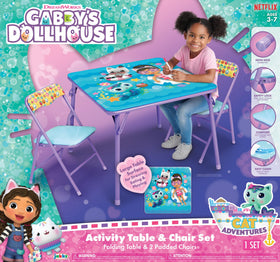 Gabby's Dollhouse easy-assembly set with included tool for quick setup.