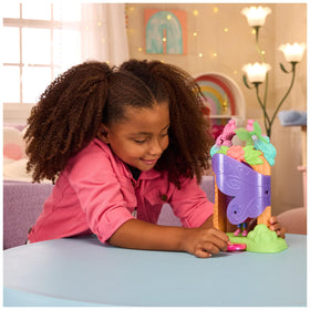 Doll and accessories fit into any pretend dollhouse world