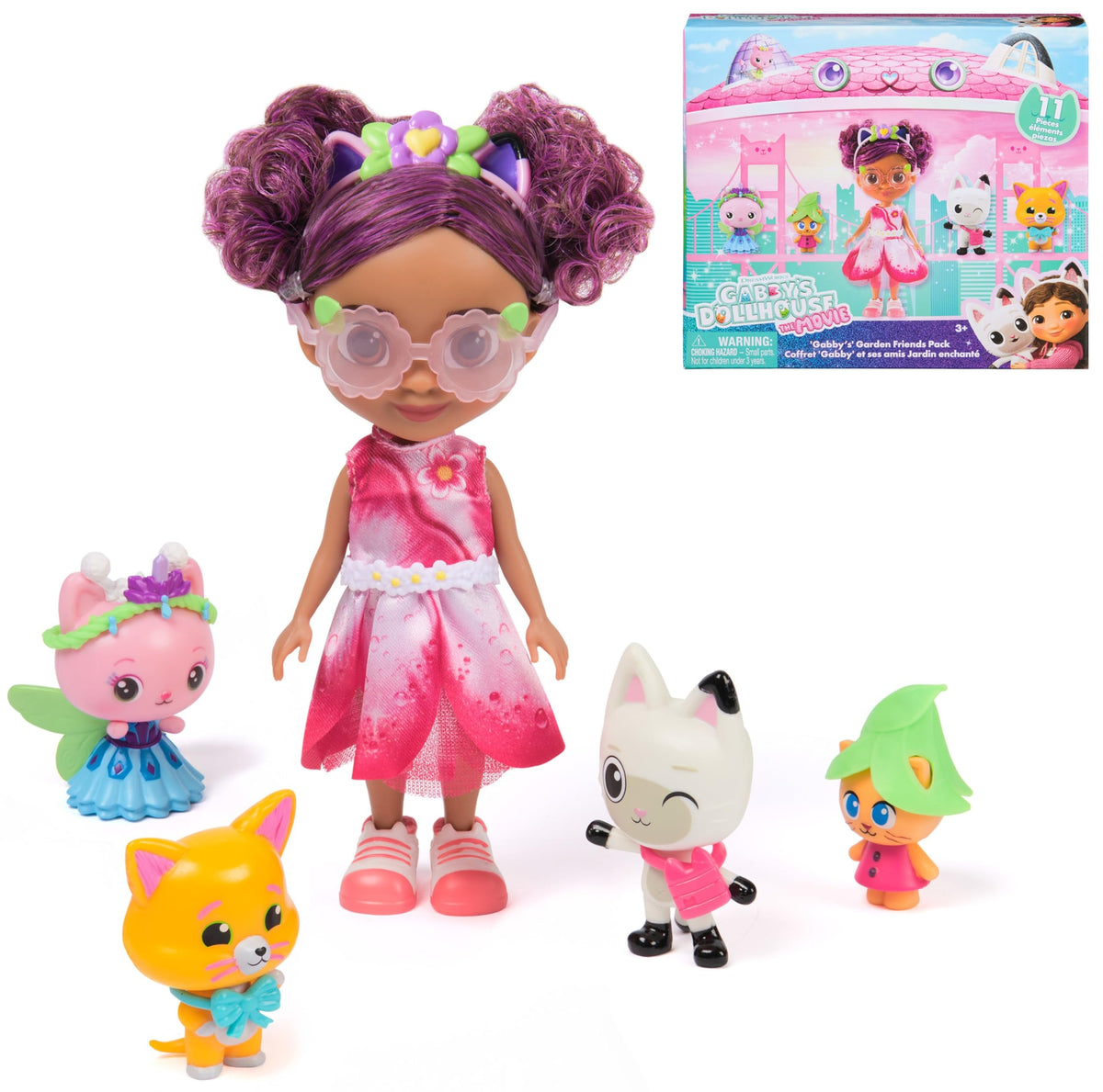 Gabby’s Dollhouse 6-inch Gabby doll for imaginative storytelling and dress-up play.