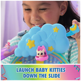Gabby’s Dollhouse Kitty Care slide cushion adds tactile sliding fun