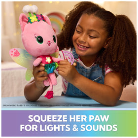 Gabby’s Dollhouse Kitty Fairy in rainbow dress shines during play.