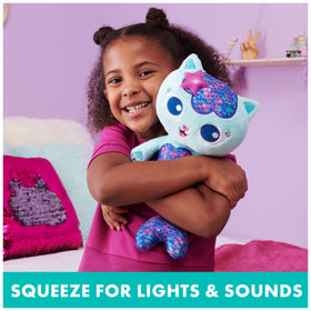 Soft plush MerCat invites cozy hugs and bedtime moments.