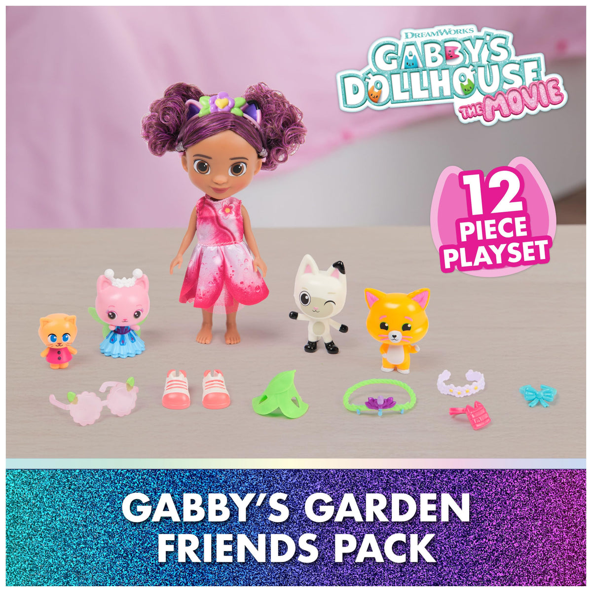 Gabby’s Dollhouse Pandy Paws figure for on-the-go pretend adventures.