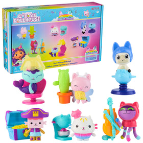 Gabby’s Dollhouse 12-piece story figures gift pack for imaginative storytelling.