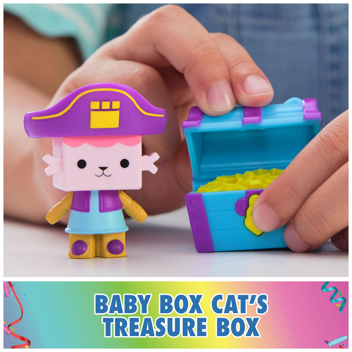 DJ Catnip figure to host mini play parties in the dollhouse.