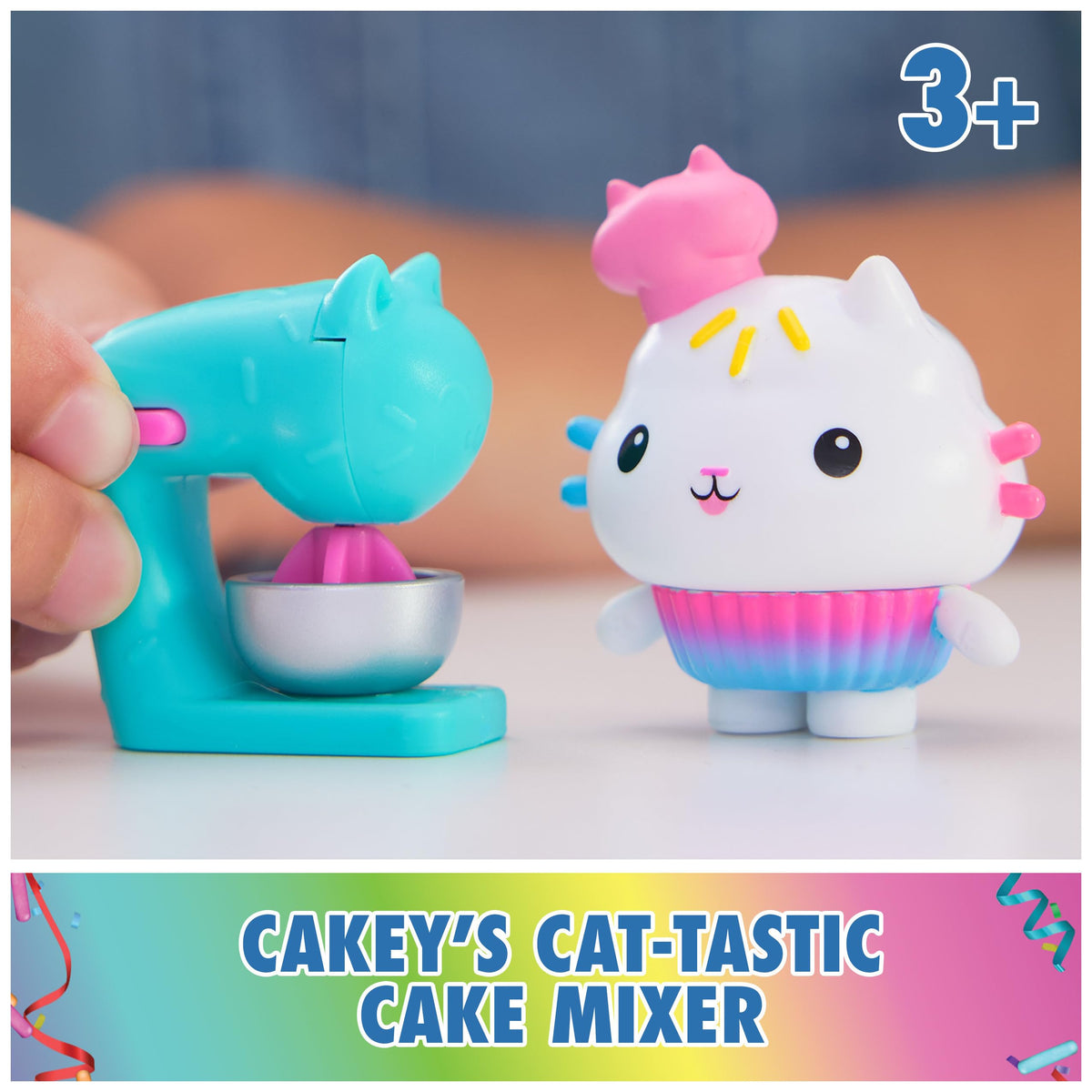 MerCat figure from Gabby’s Dollhouse for ocean-themed pretend adventures.