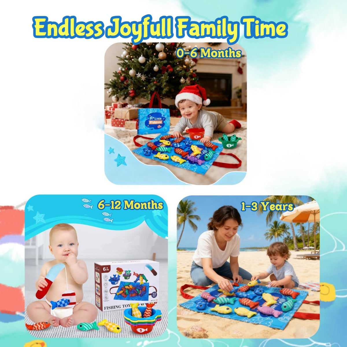 Gacoman ocean mat doubles as storage, simplifying cleanup after play.