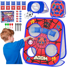 Gadetouq Spider Bean Bag Toss Board for durable outdoor play