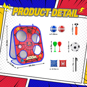 Gadetouq Spider Bean Bag Toss Outdoor Setup on grass or sand