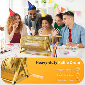 GADFISH raffle drum sealing silicone entry improves ticket retention during spin.