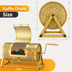 GADFISH raffle drum see-through mesh enhances fairness and crowd engagement.