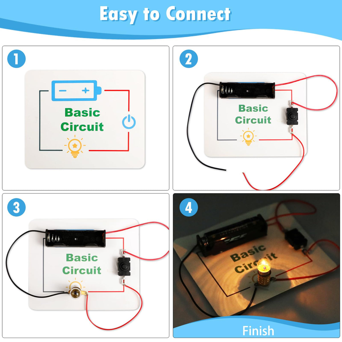 GadgetGlee classroom circuit board assembly for beginner-friendly projects