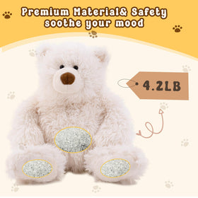 GADXV polar bear weighted 27in crafted with child-safe materials and eco-friendly design