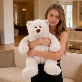 GADXV polar bear weighted 27in doubles as a pillow for cozy support