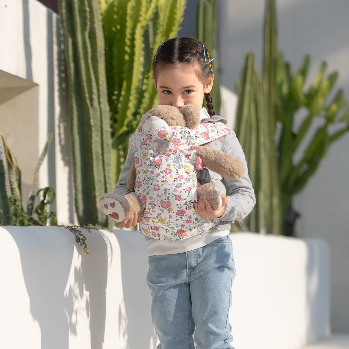 GAGAKU doll carrier with adjustable straps fits dolls of various sizes for play