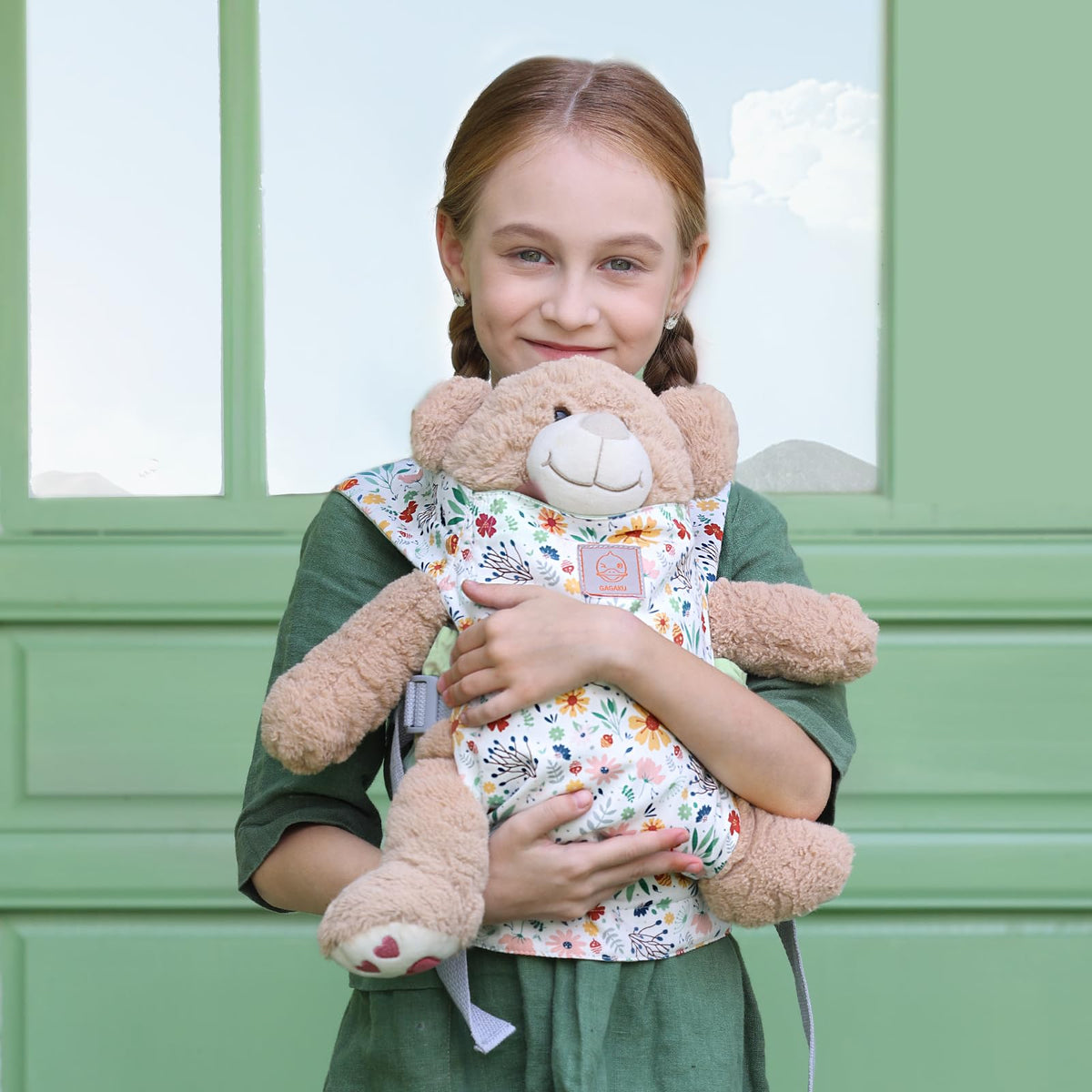 GAGAKU doll carrier with front outward carry for imaginative play
