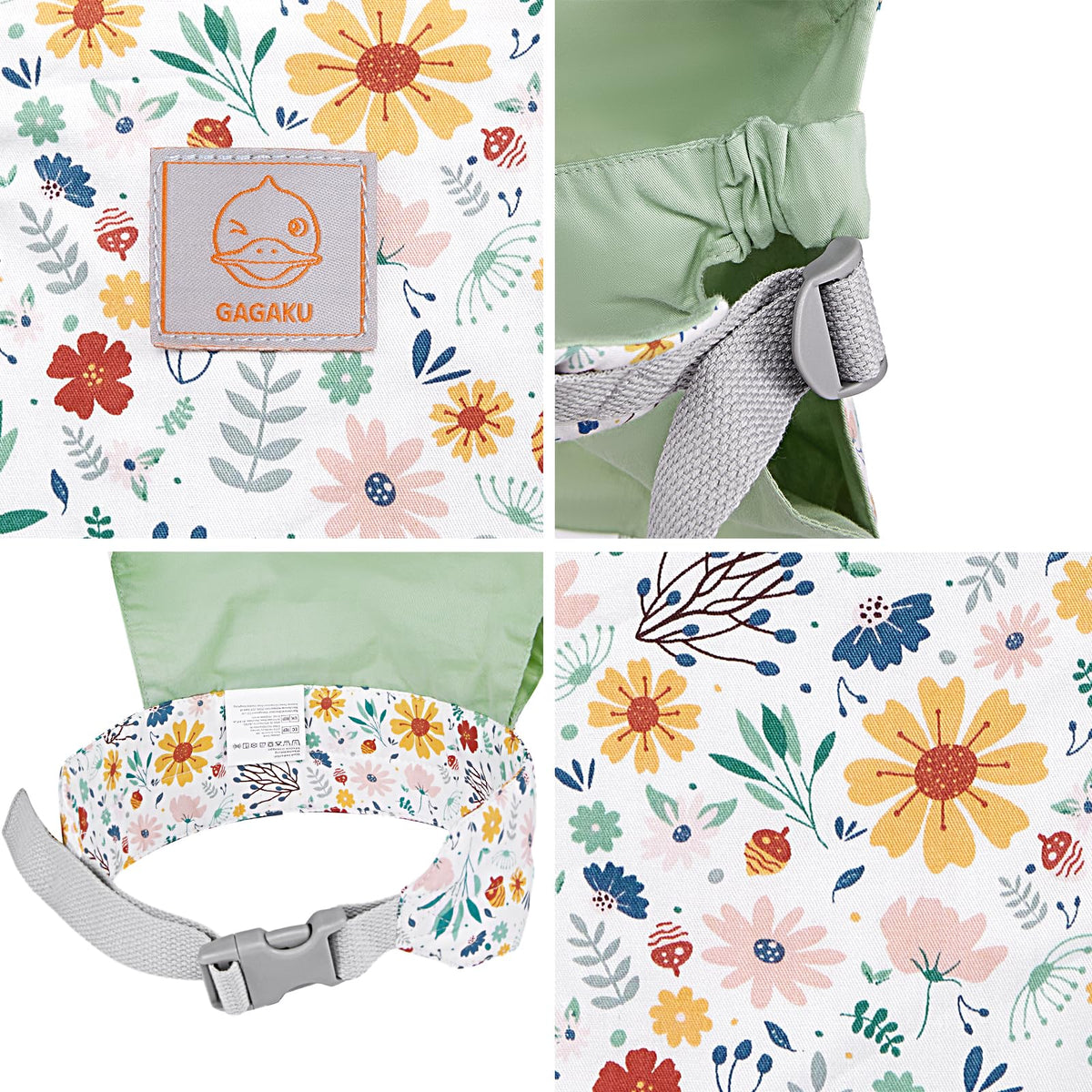 GAGAKU doll carrier front pocket for small accessories during play