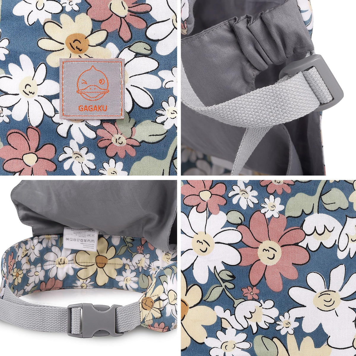 GAGAKU center-release buckle enables easy opening for small hands