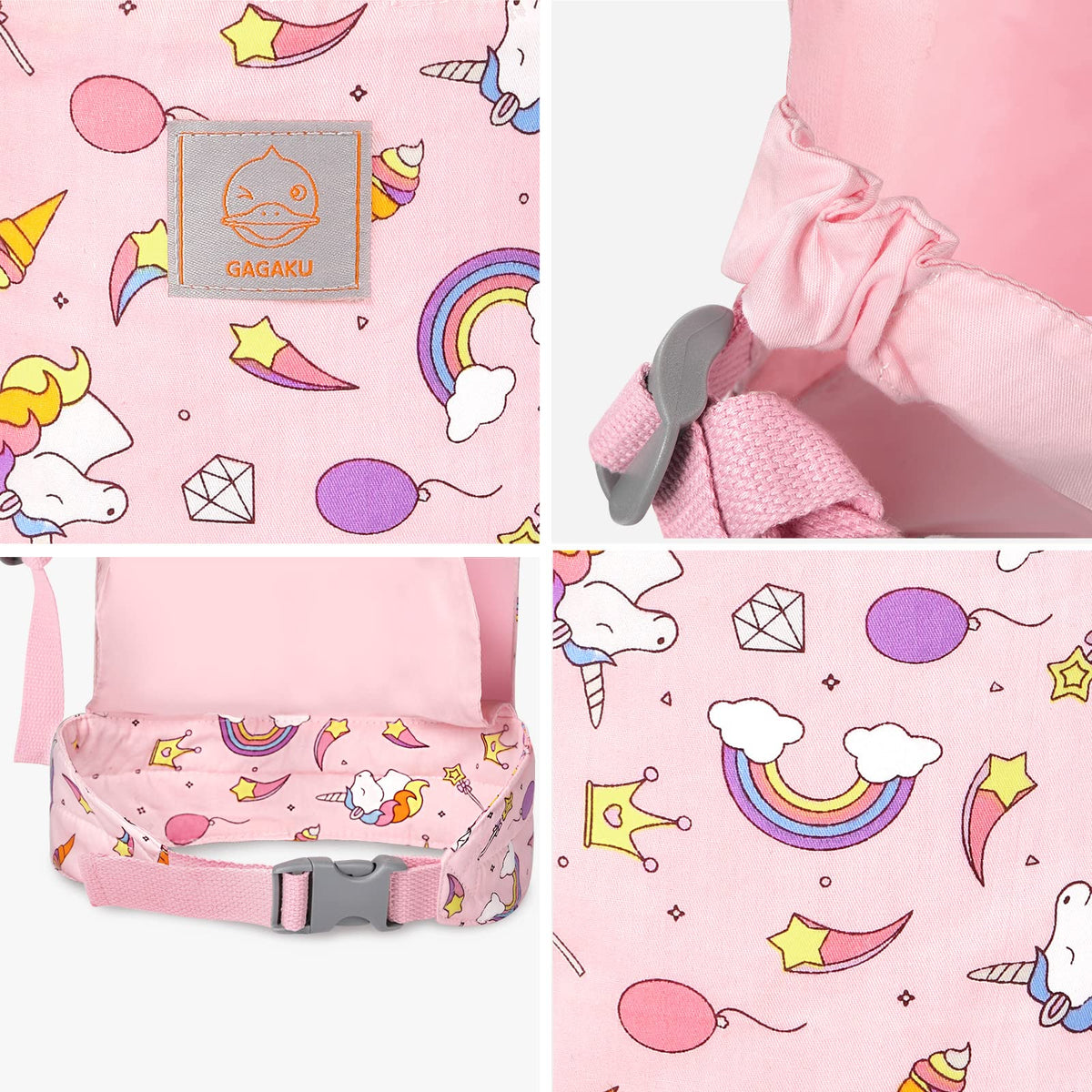 GAGAKU Pink Stars carrier in use by a child for doll play